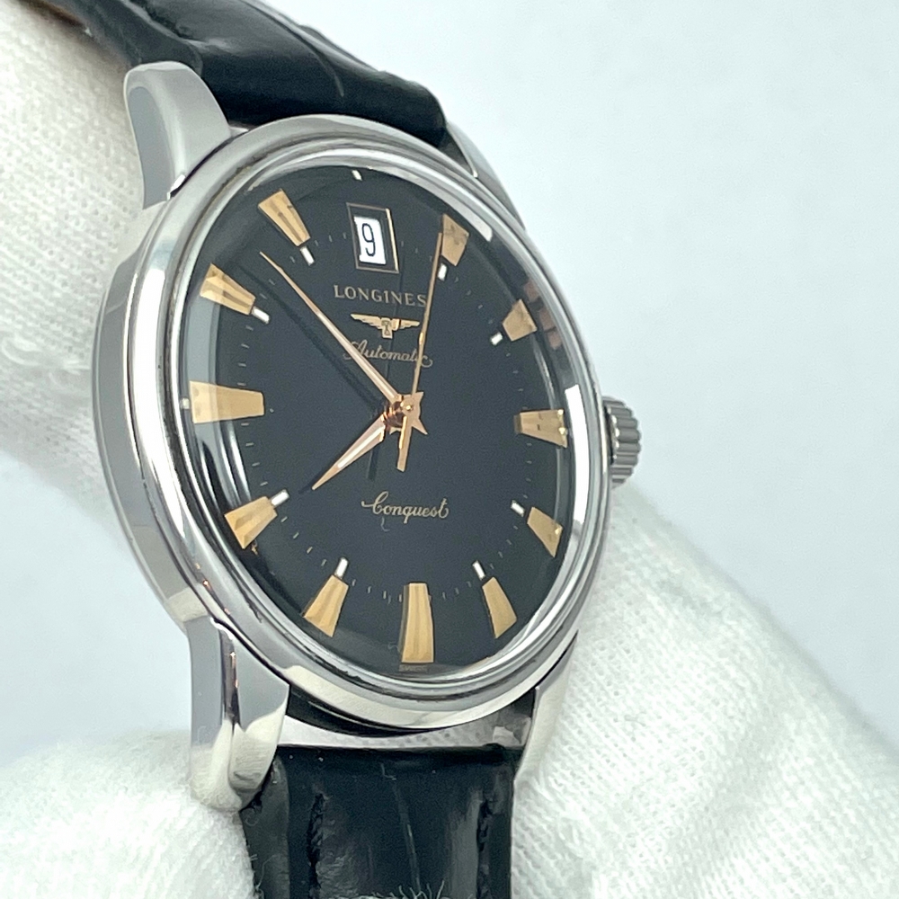Longines Conquest Heritage black dial 