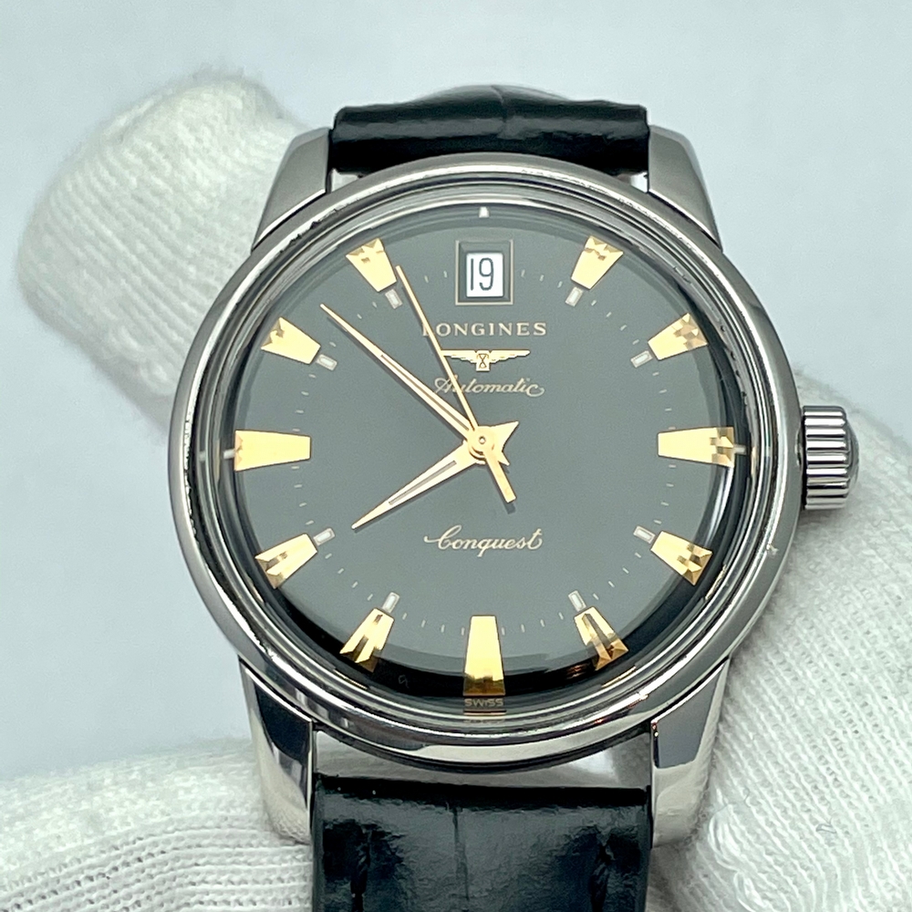 Longines Conquest Heritage black dial 