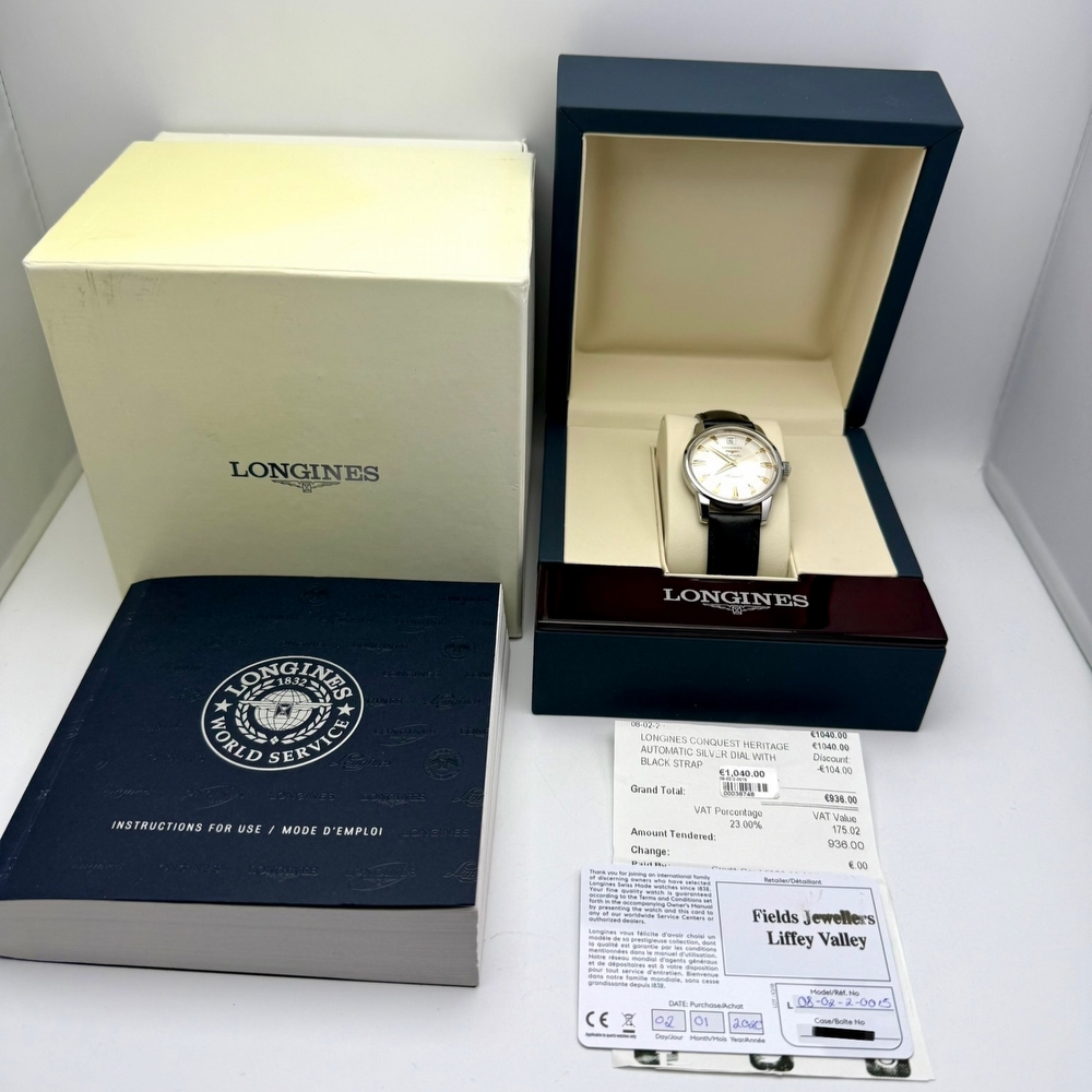 Longines Conquest Heritage Silver