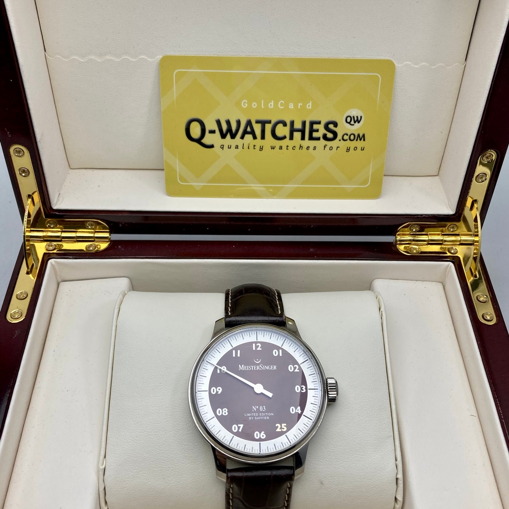 Meistersinger No3 Saffier Limited Edition 25pcs