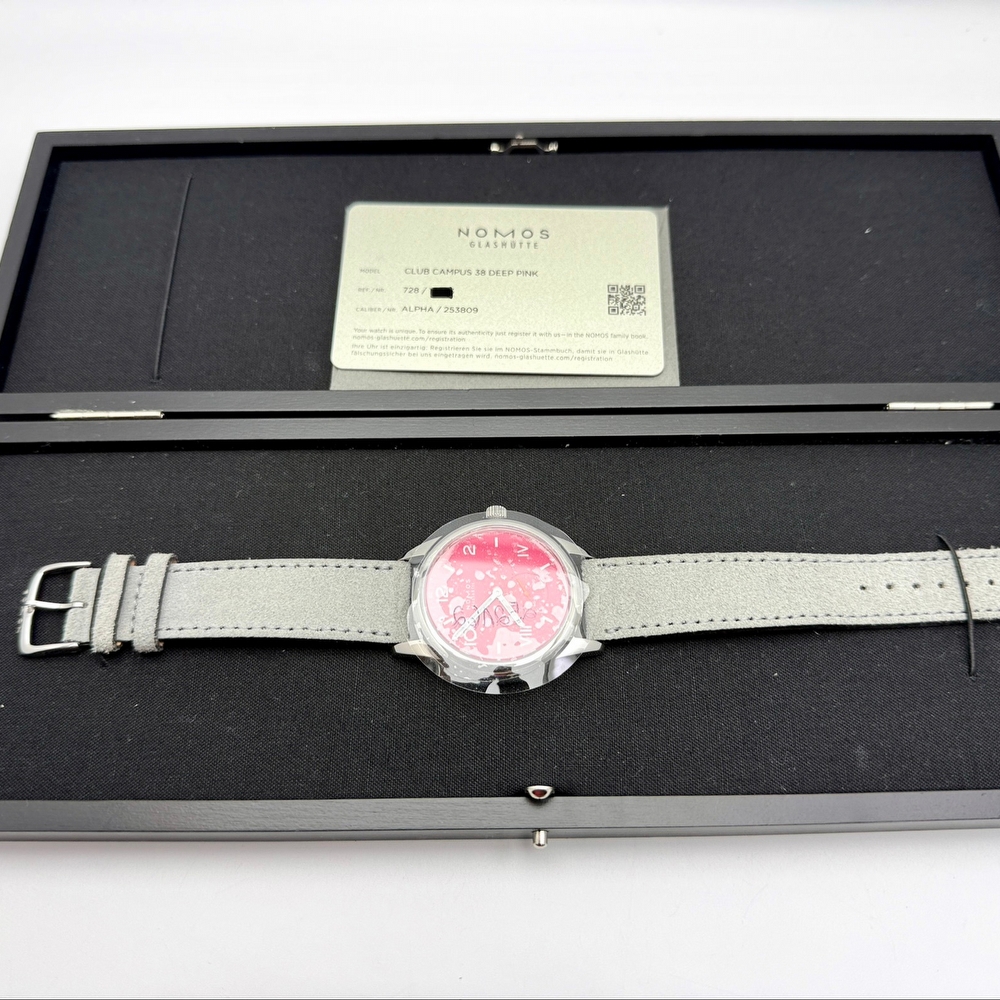 Nomos Club Campus 38 Deep Pink