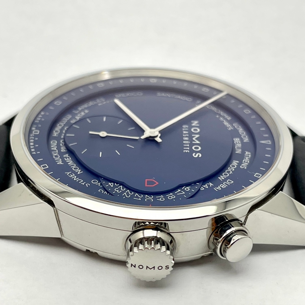 Nomos Zurich World Time Midnight Blue             