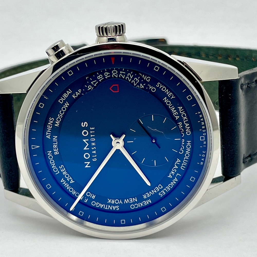 Nomos Zurich World Time Midnight Blue             