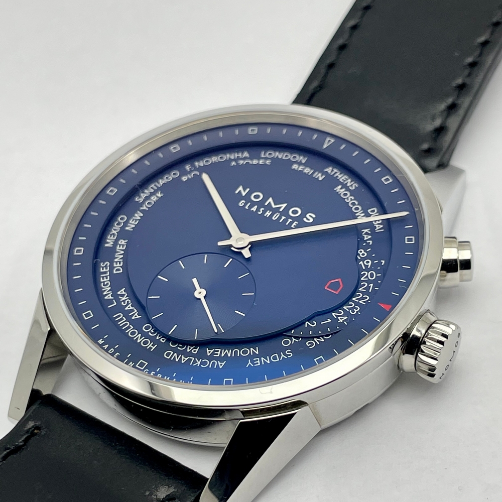 Nomos Zurich World Time Midnight Blue             