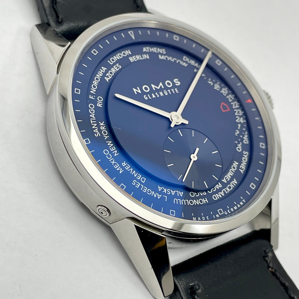 Nomos Zurich World Time Midnight Blue             