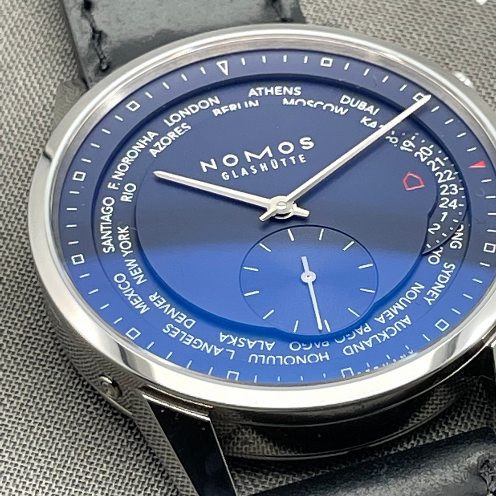 Nomos Zurich World Time Midnight Blue             