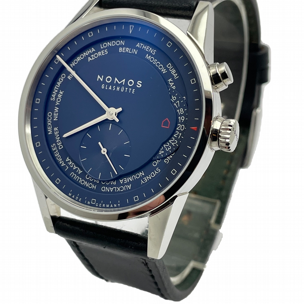 Nomos Zurich World Time Midnight Blue             