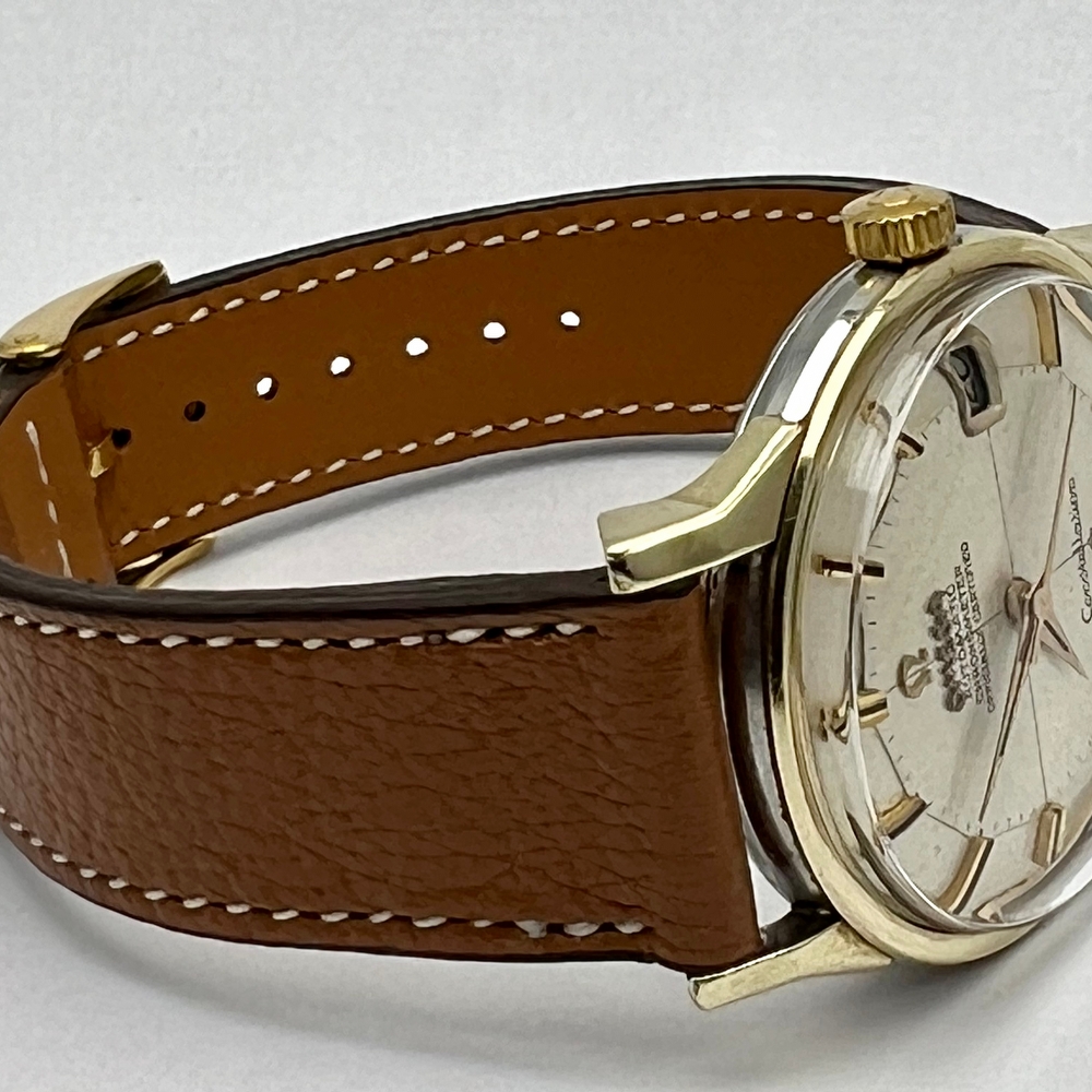 Omega Constellation Pie Pan Cross Hair 