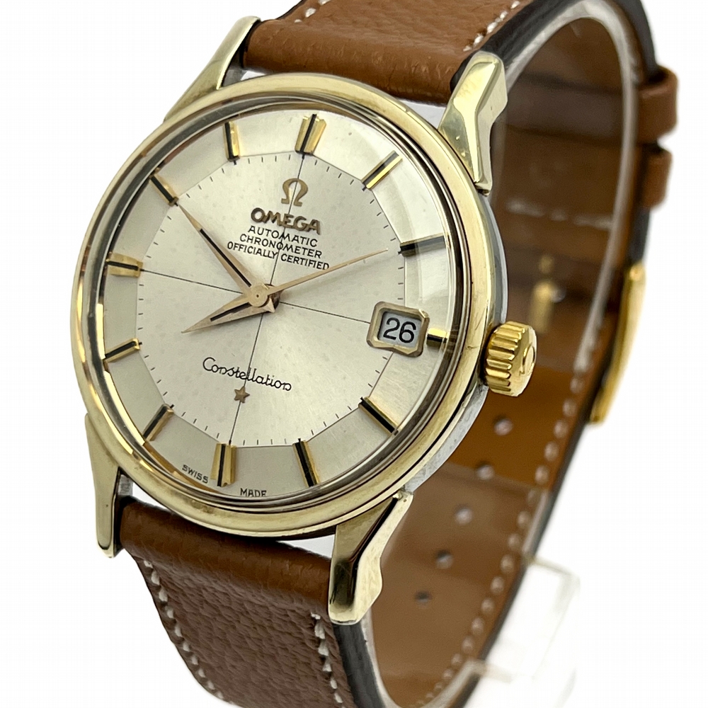 Omega Constellation Pie Pan Cross Hair 