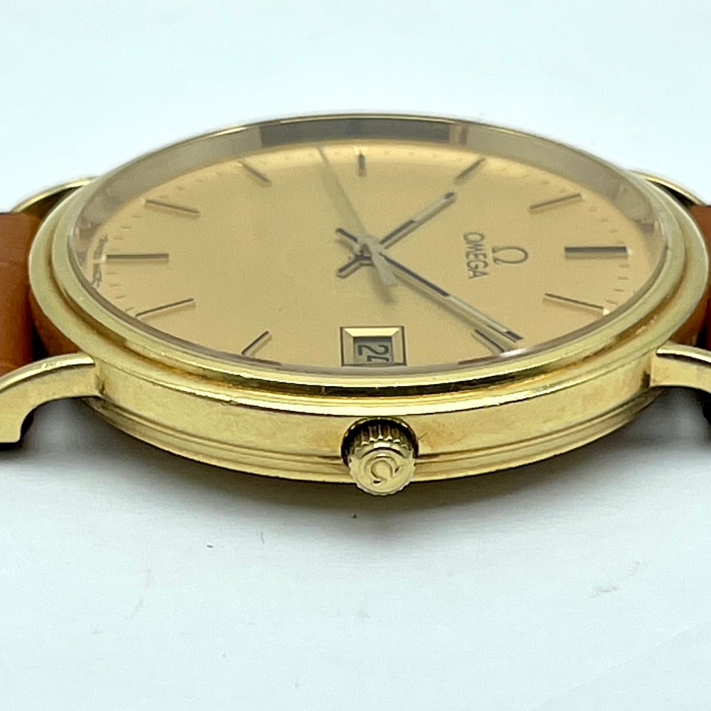 Omega DeVille Prestige solid 18K gold