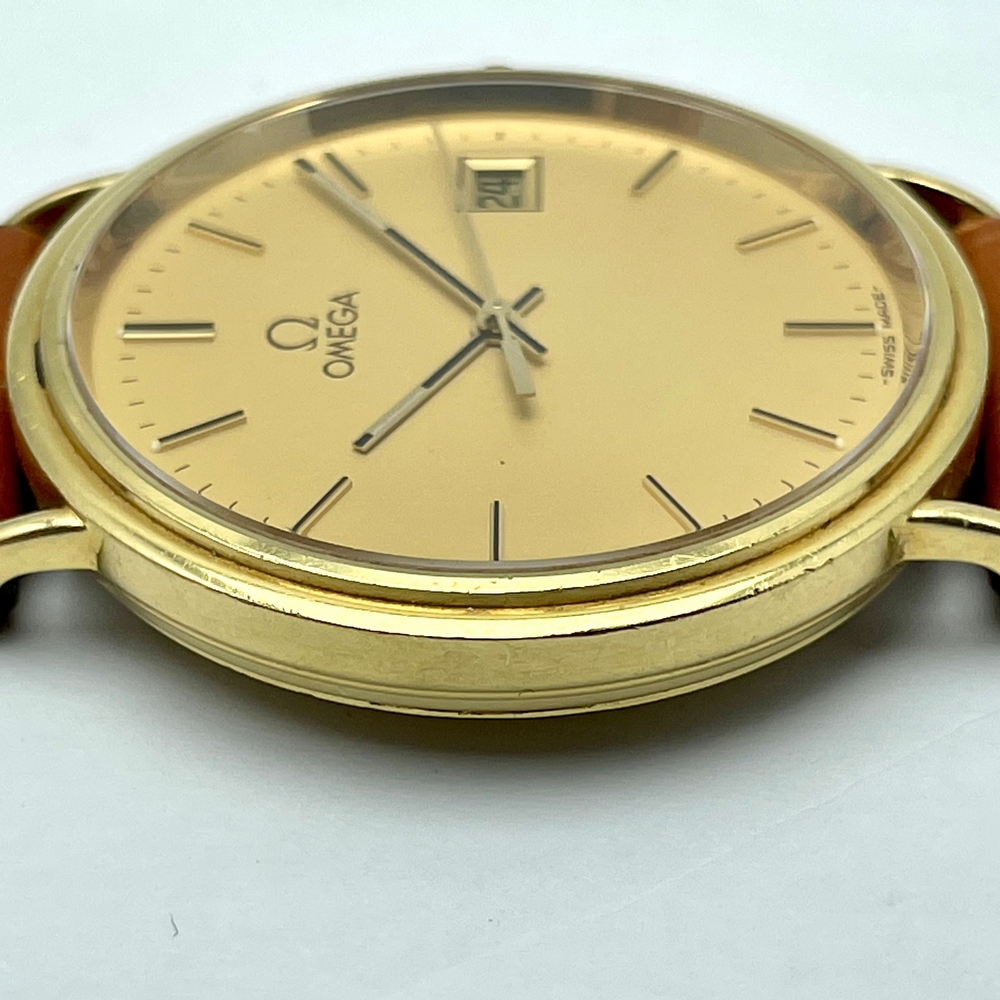 Omega DeVille Prestige solid 18K gold