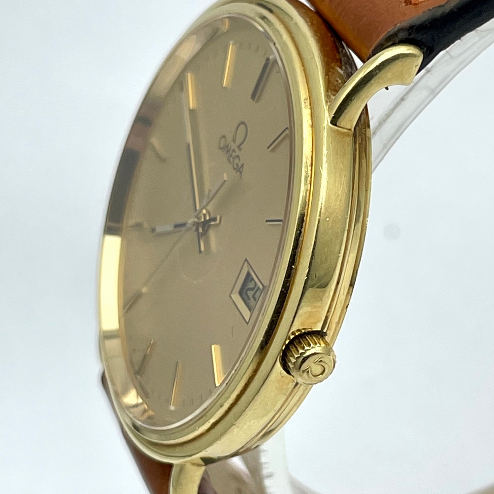 Omega DeVille Prestige solid 18K gold