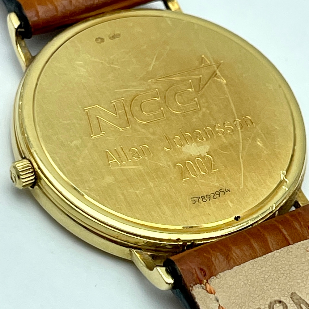 Omega DeVille Prestige solid 18K gold
