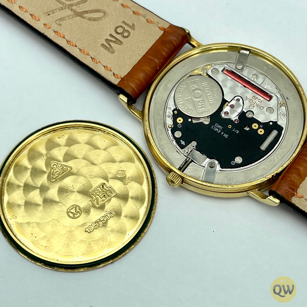 Omega DeVille Prestige solid 18K gold