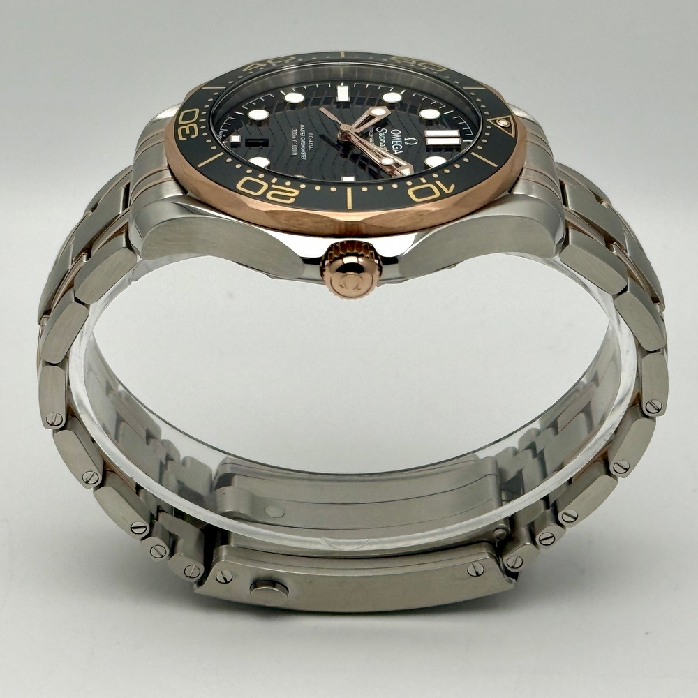 Omega Seamaster Diver 300M Co-Axial Master Chronometer Steel & Sedna Gold