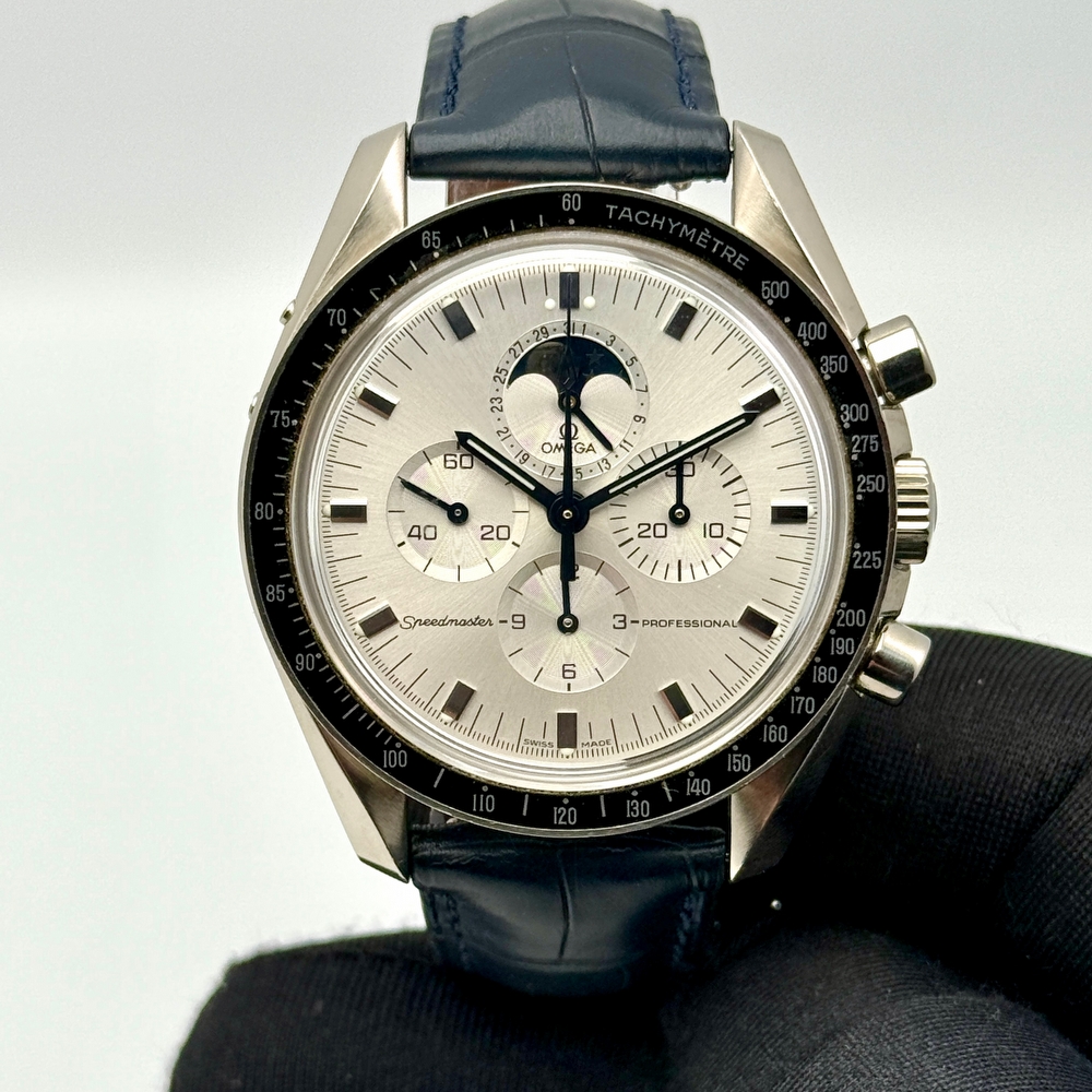 Omega Speedmaster Moonphase 18k White Gold