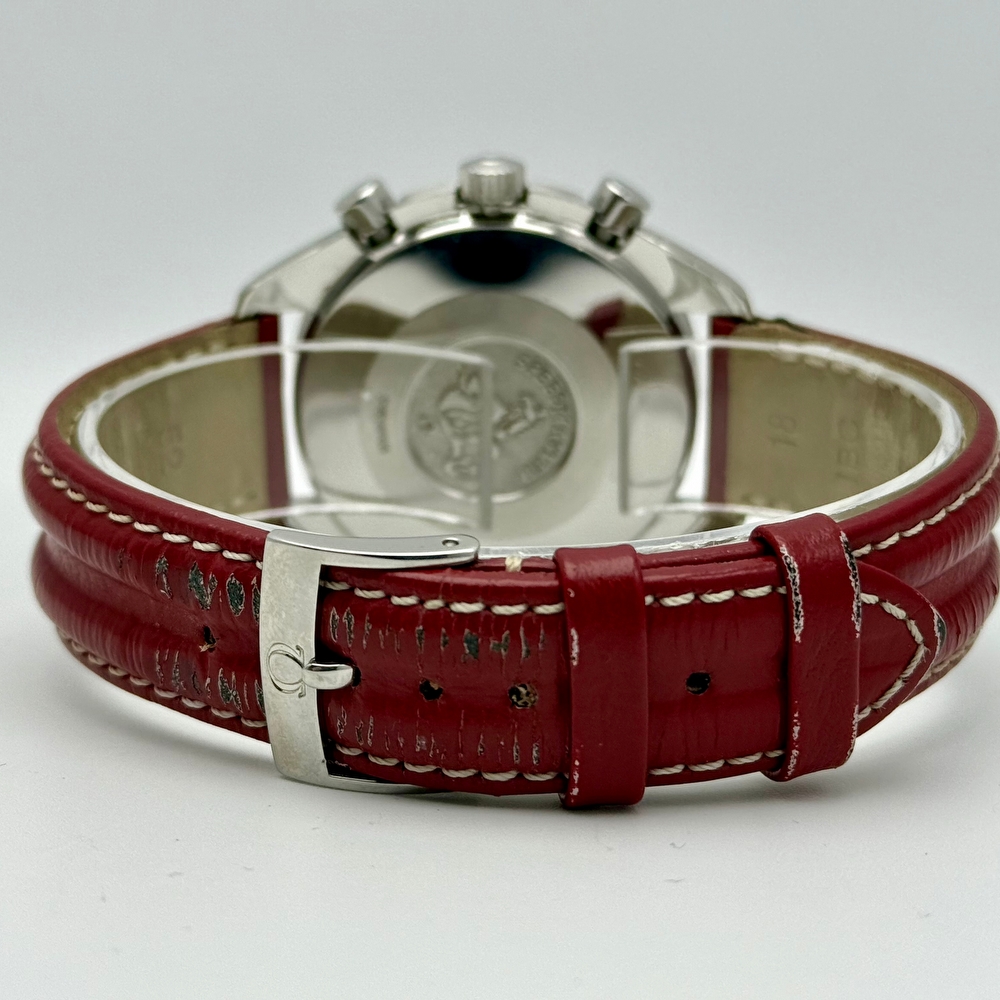 Omega Speedmaster Reduced Red Dial Schumacher