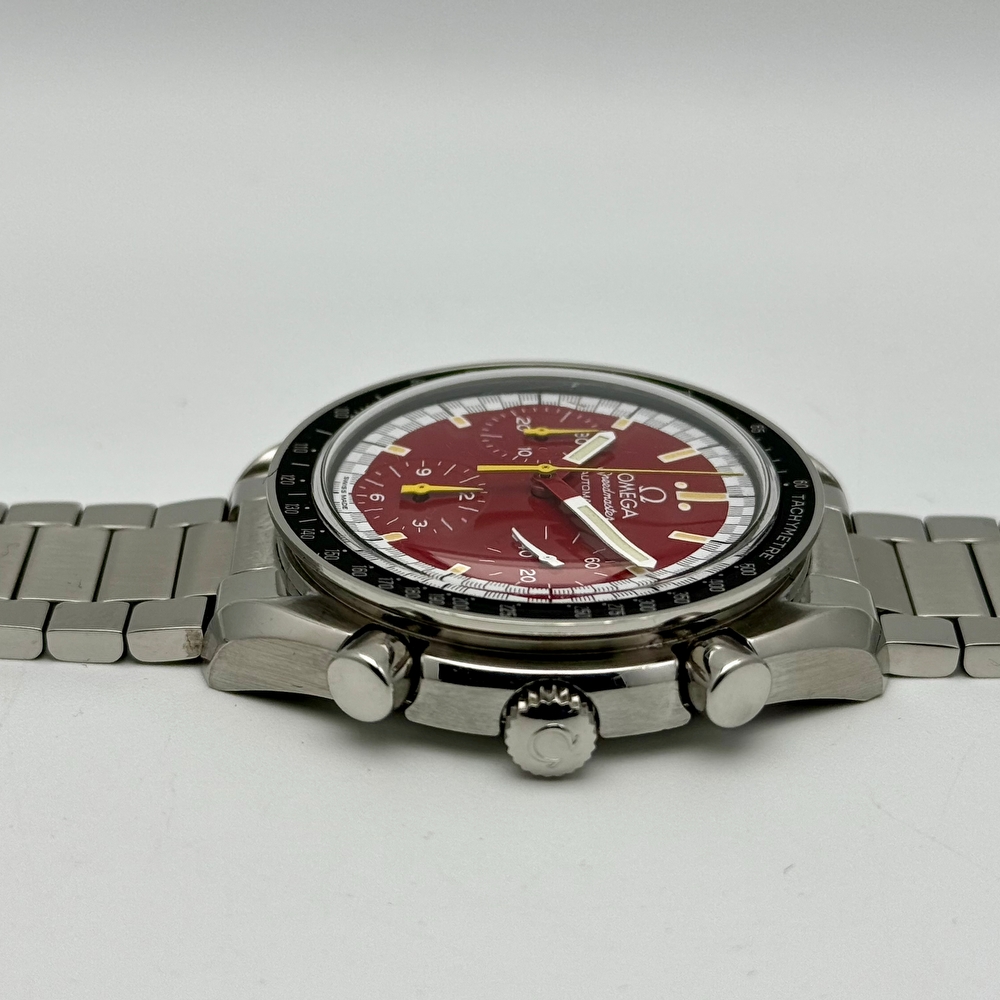 Omega Speedmaster Reduced Red Dial Schumacher