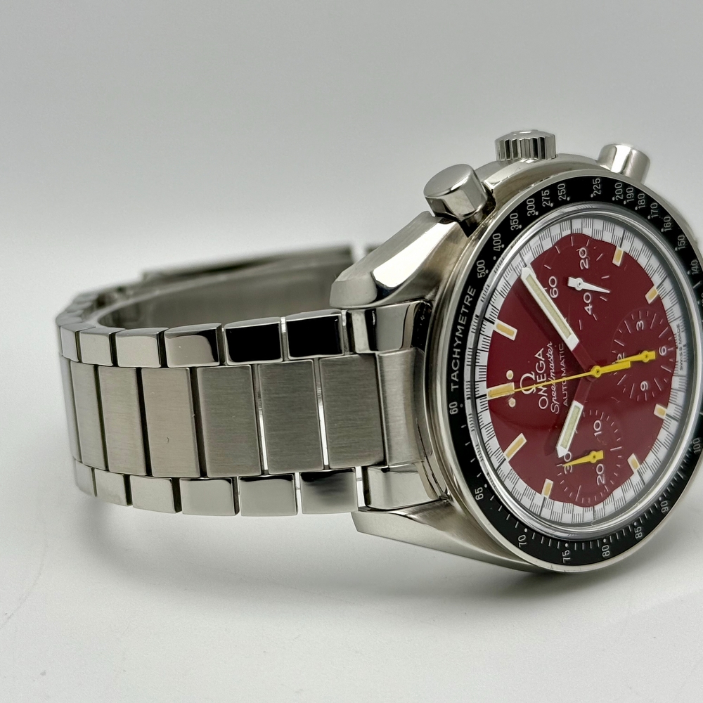 Omega Speedmaster Reduced Red Dial Schumacher