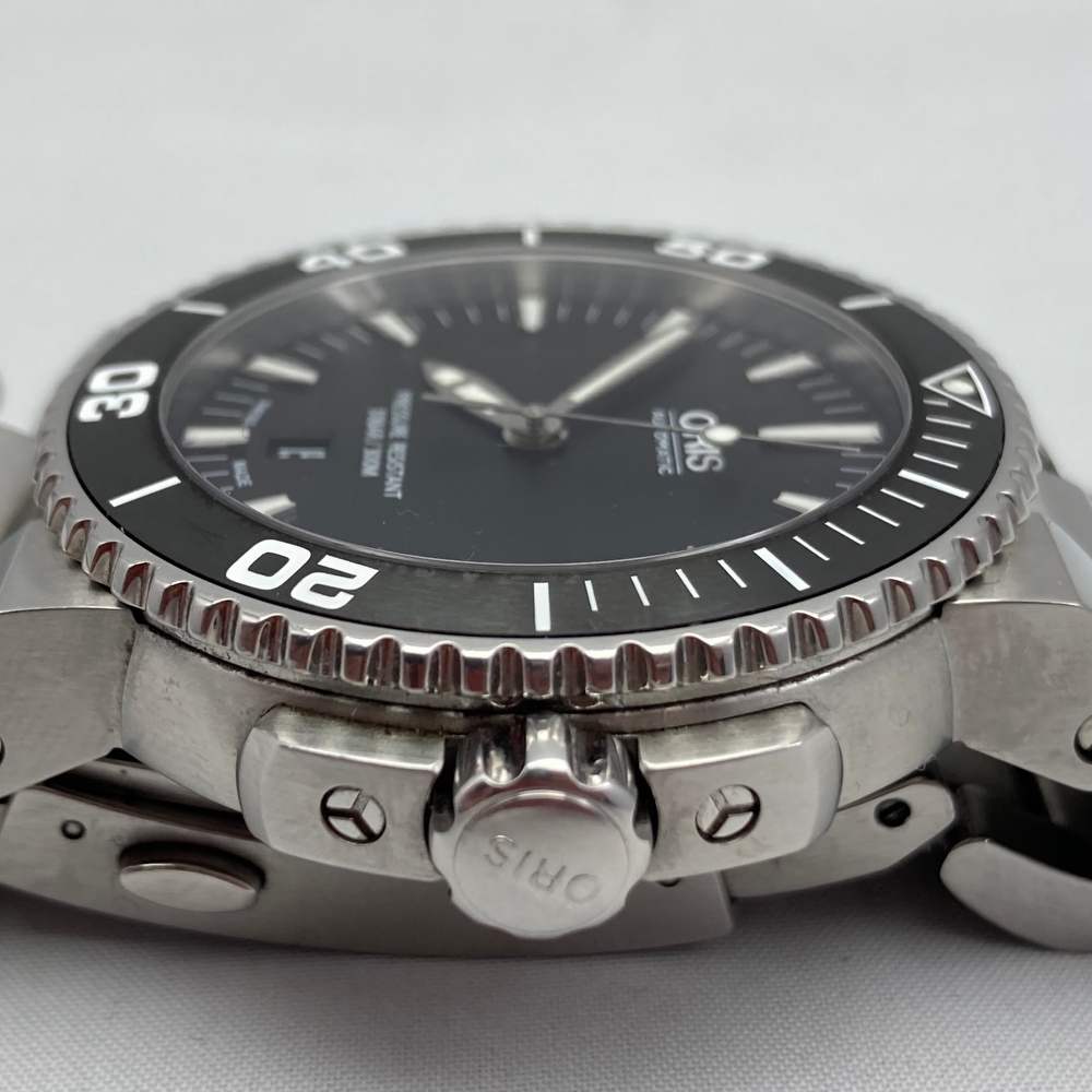 Oris Aquis Divers Date Steel Black Automatic 