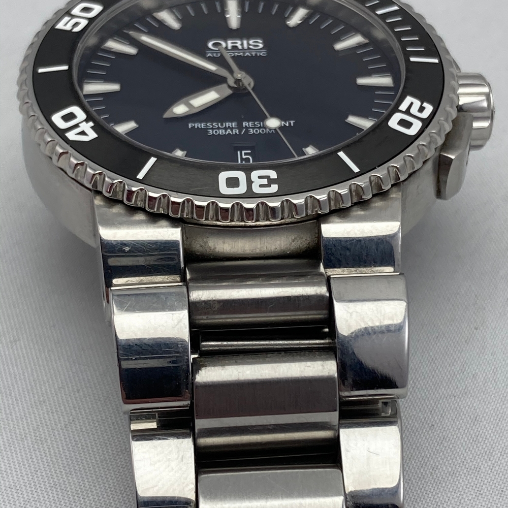 Oris Aquis Divers Date Steel Black Automatic 