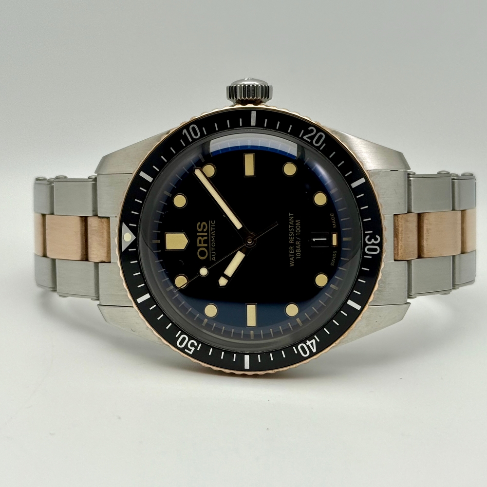 Oris Divers Sixty-Five Steel & Bronze 