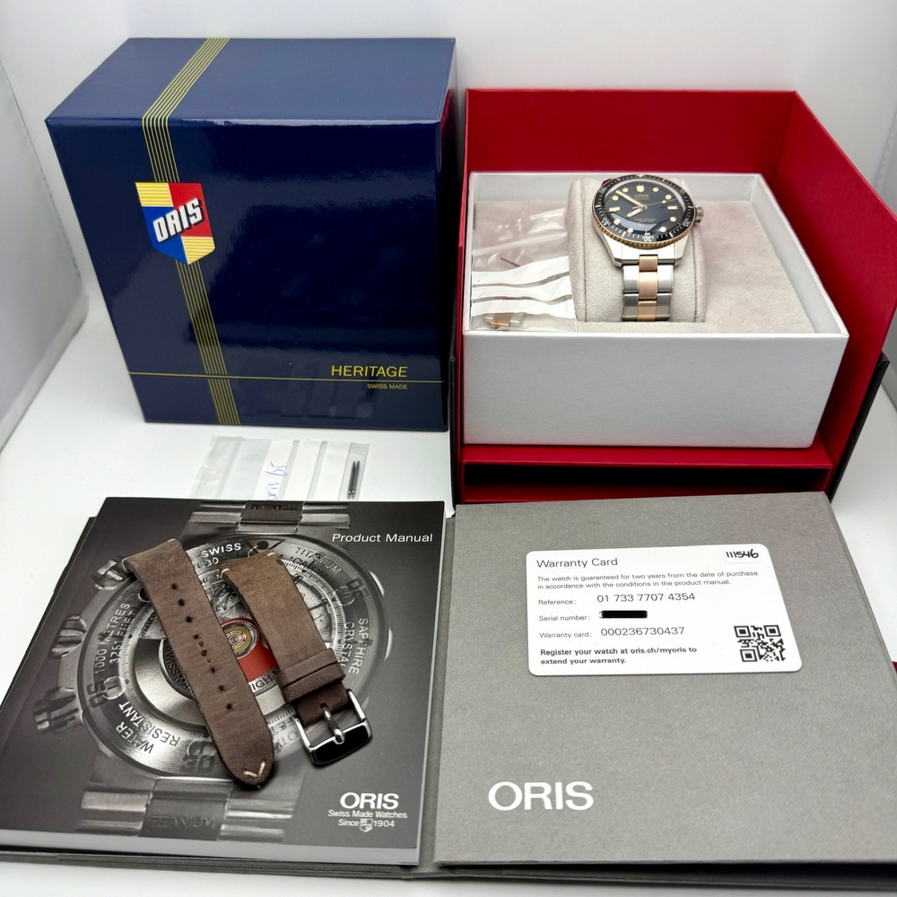 Oris Divers Sixty-Five Steel & Bronze 