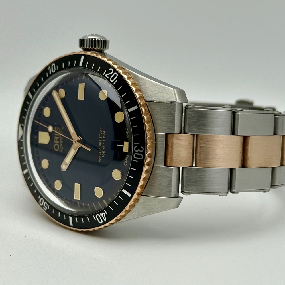 Oris Divers Sixty-Five Steel & Bronze 