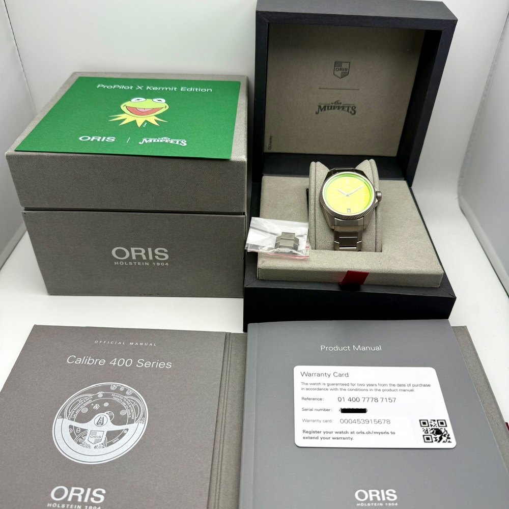 Oris ProPilot X Kermit Edition