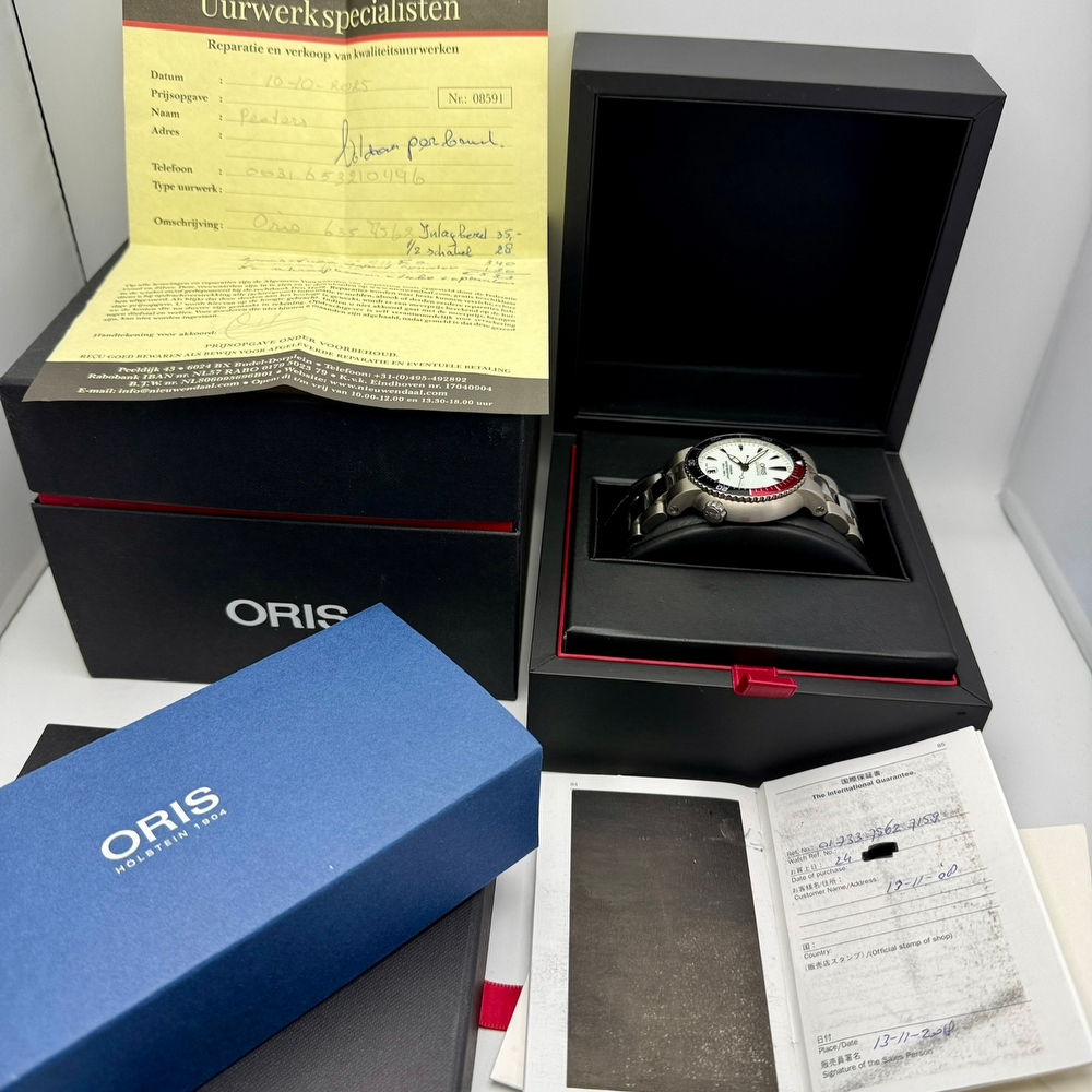 Oris TT1 Divers Date Titan Full Lume Dial