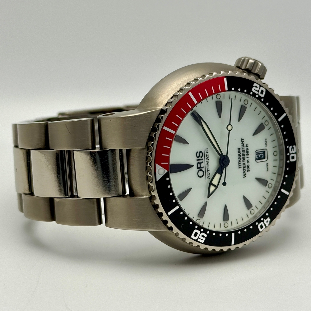 Oris TT1 Divers Date Titan Full Lume Dial