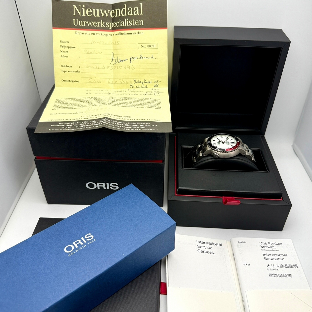 Oris TT1 Divers Date Titan Full Lume Dial