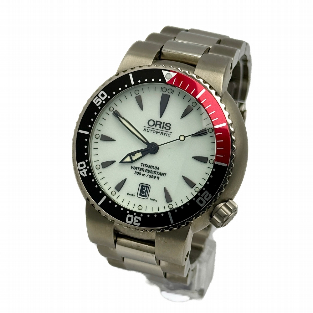Oris TT1 Divers Date Titan Full Lume Dial