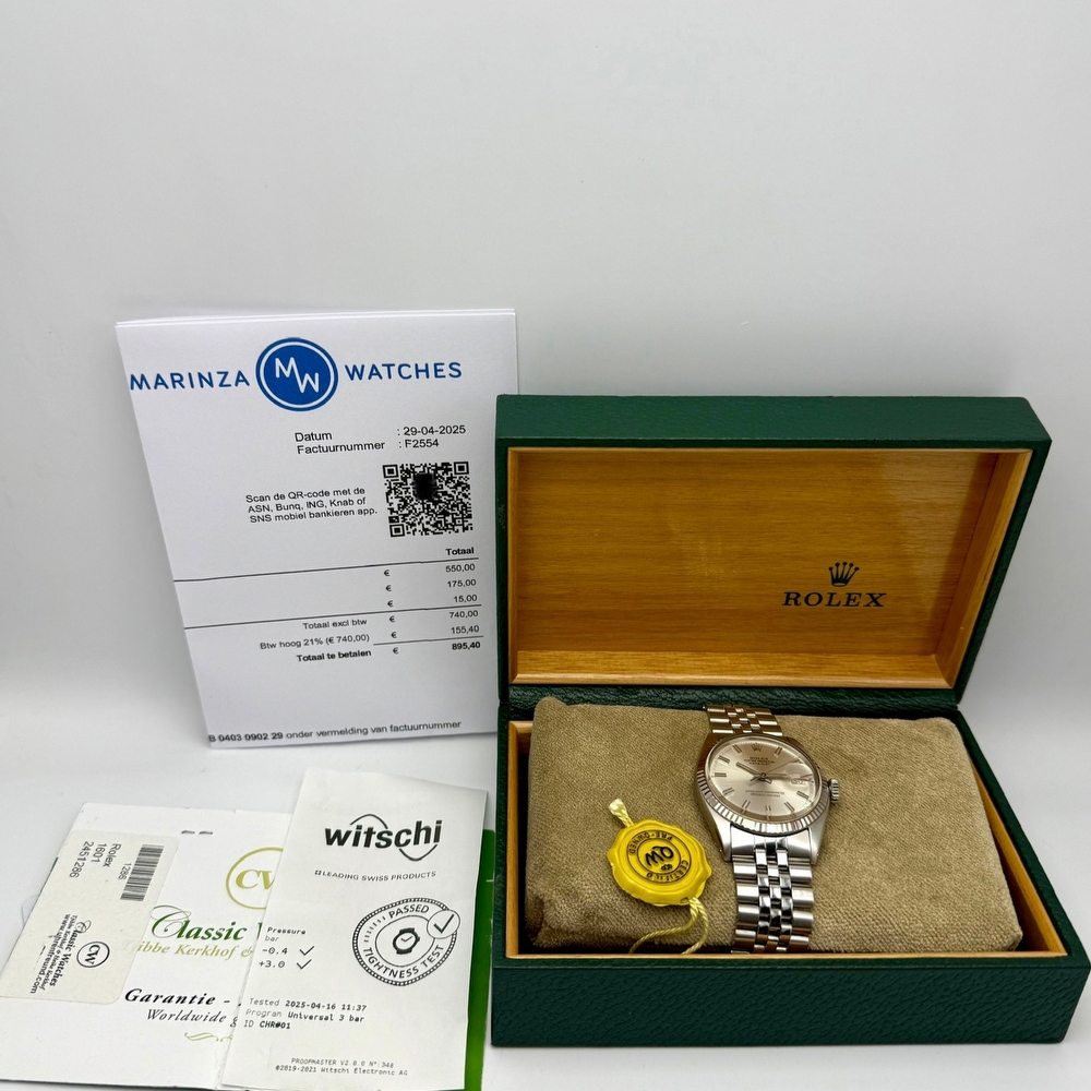 Rolex Datejust 1601 Wide Boy Pie-pan dial