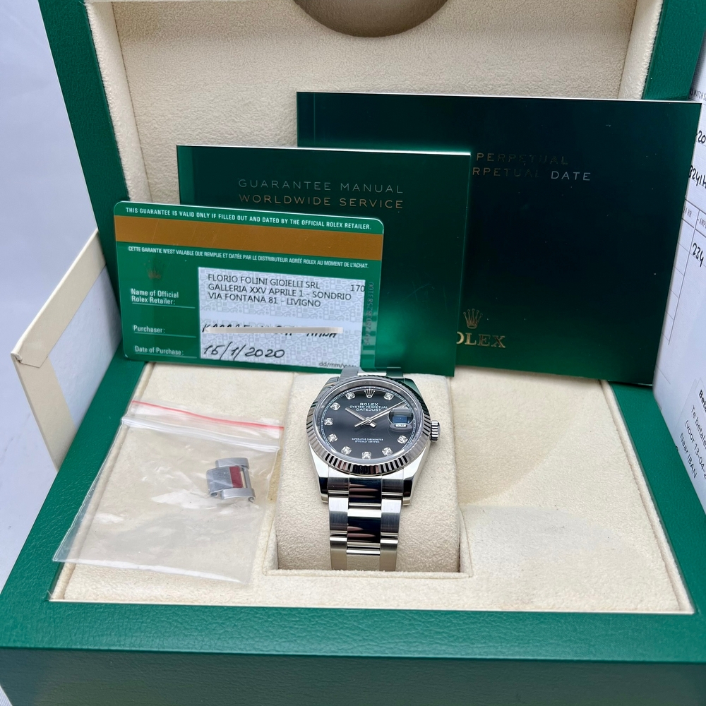 Rolex Datejust 36 Black Diamond Dial