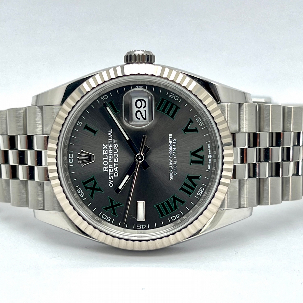 Rolex Datejust 36 Fluted Jubilee Wimbledon Dial