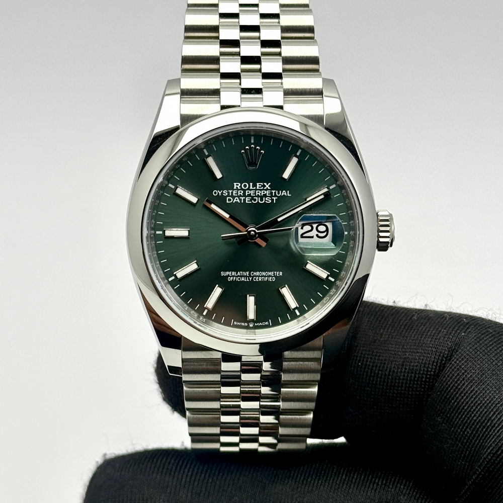 Rolex DateJust 36mm Mintgreen