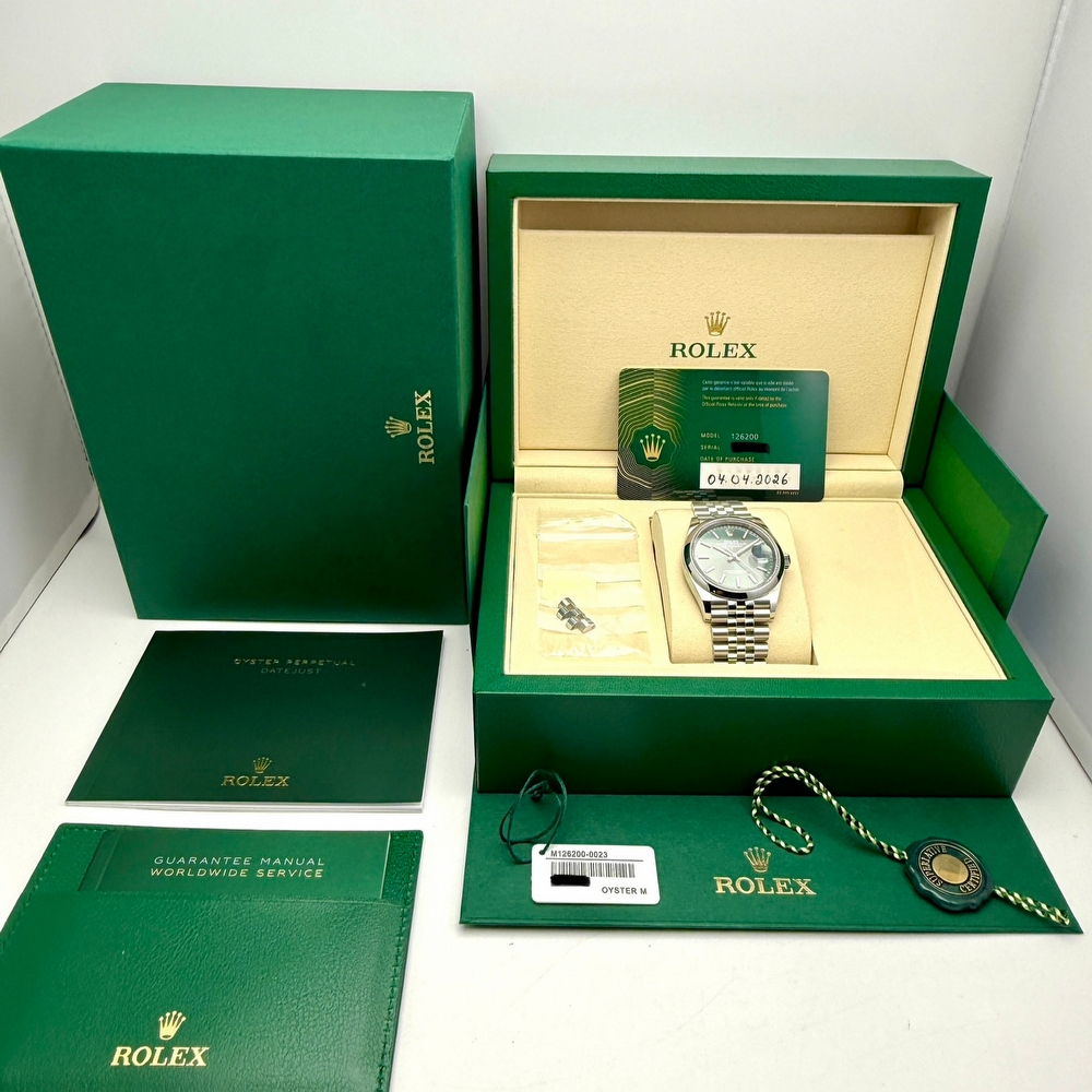 Rolex DateJust 36mm Mintgreen