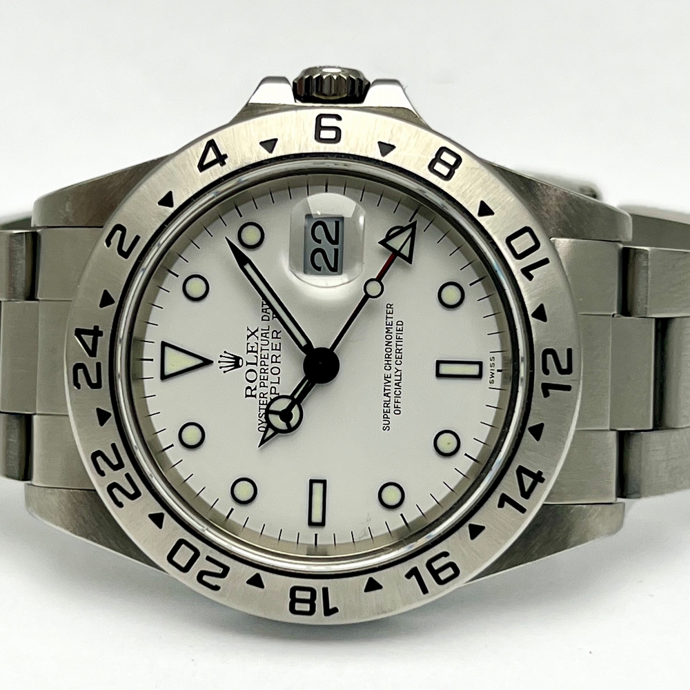 ROLEX EXPLORER II WHITE POLAR DIAL