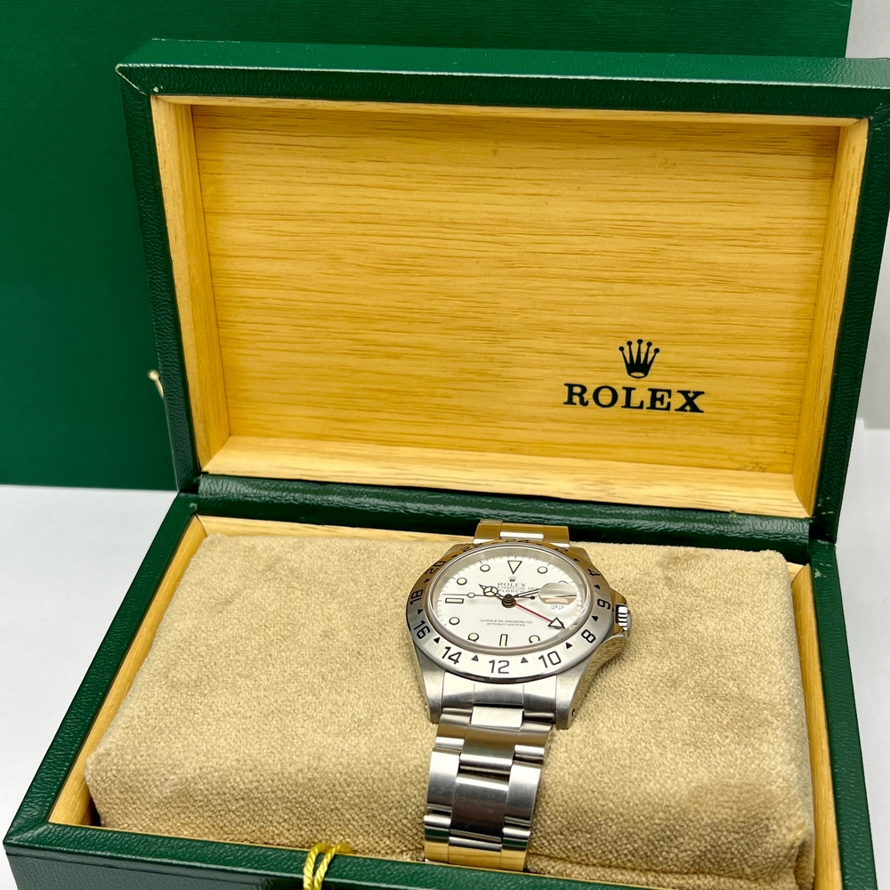ROLEX EXPLORER II WHITE POLAR DIAL