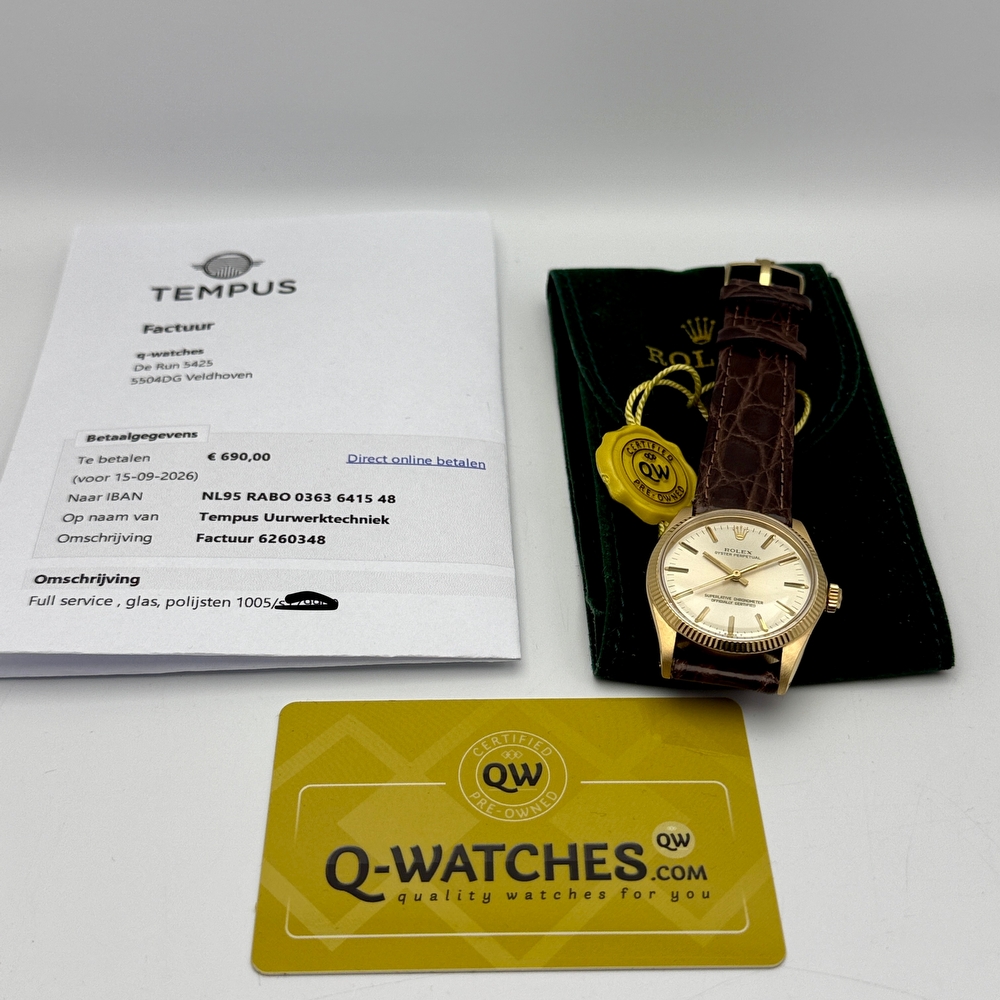 Rolex Oyster Perpetual 18K Gold