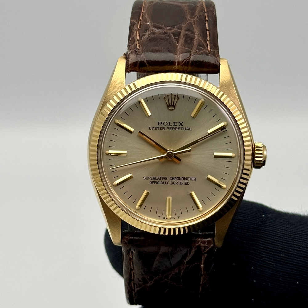 Rolex Oyster Perpetual 18K Gold