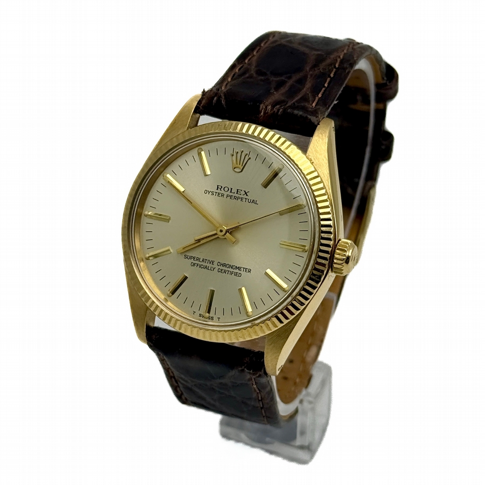 Rolex Oyster Perpetual 18K Gold