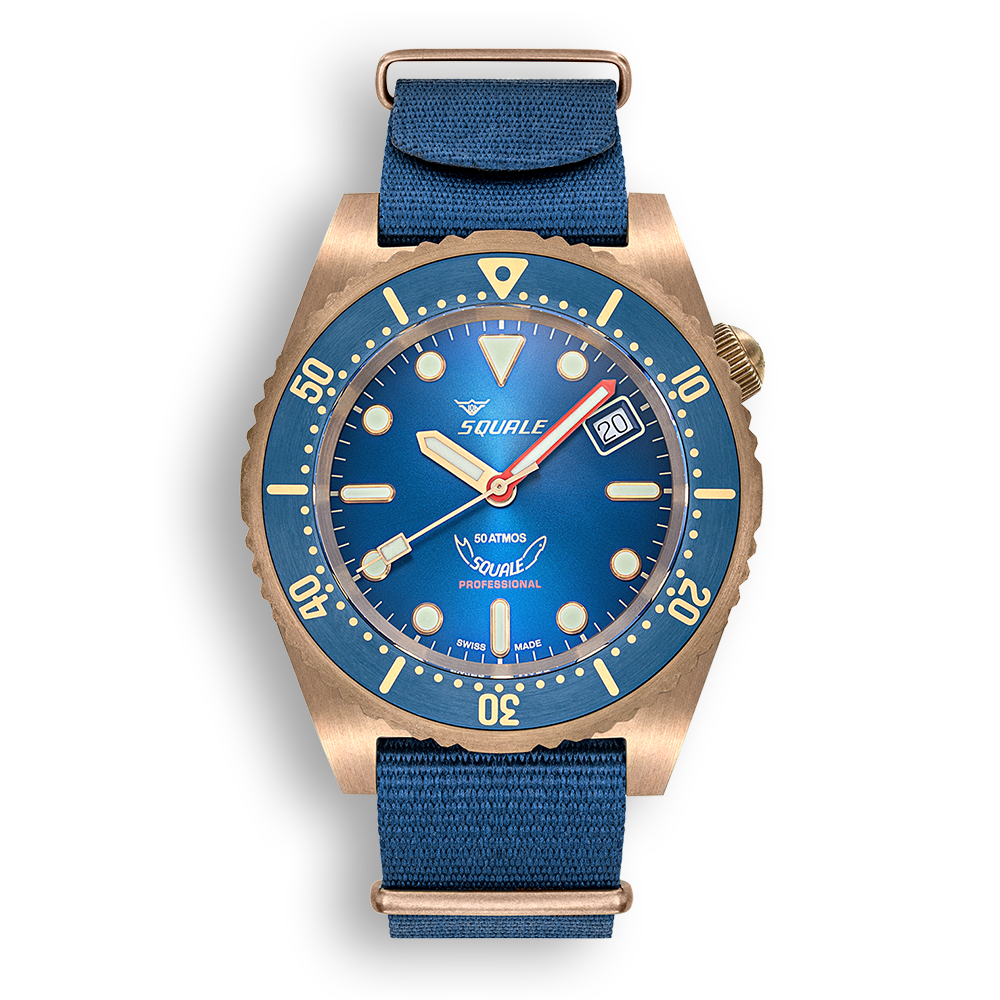 Squale 1521 Bronze Blue 