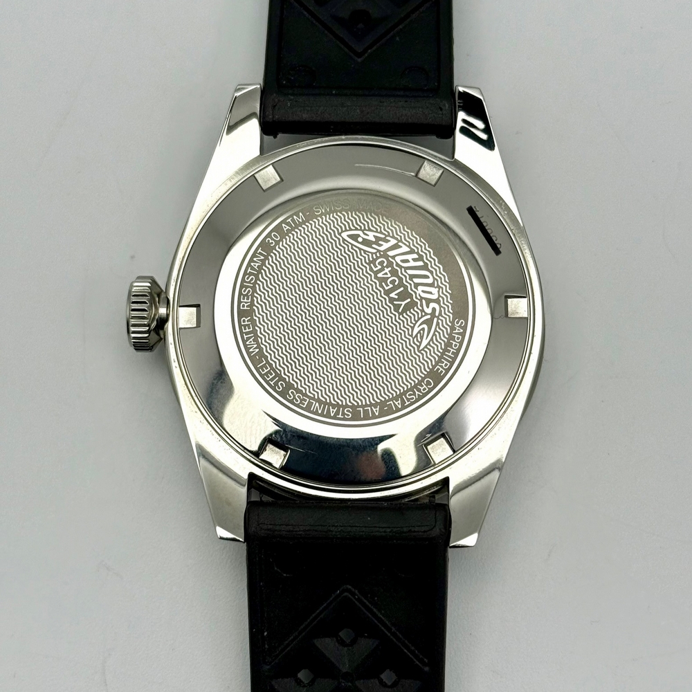 Squale 1545 Black Rubber