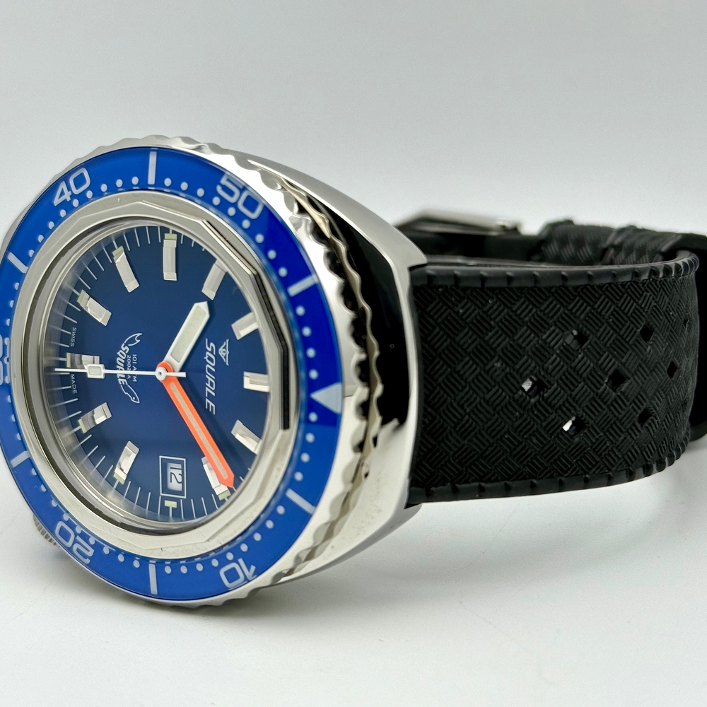Squale 2002 Bleu Rubber