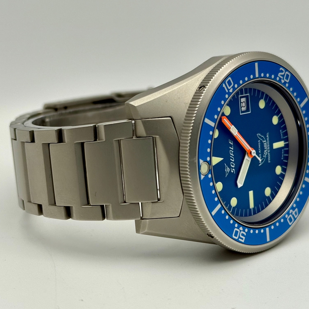 Squale Blue Blasted Bracelet
