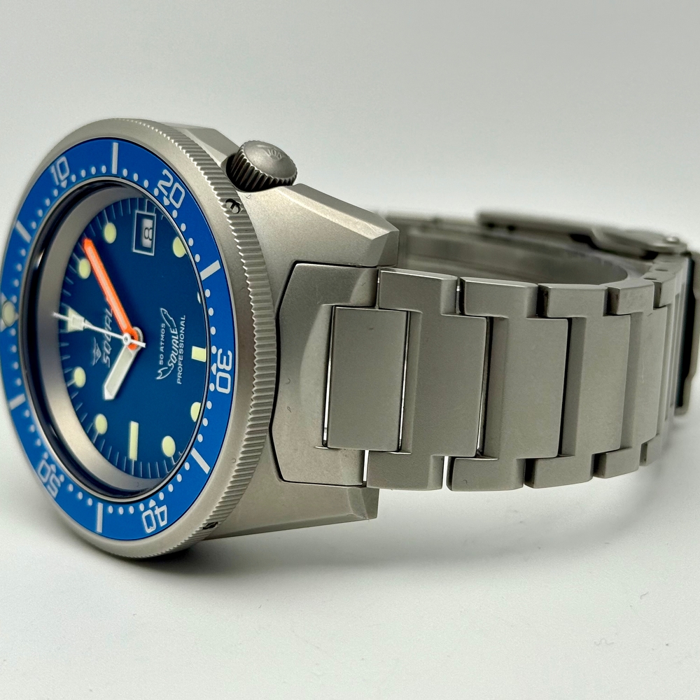 Squale Blue Blasted Bracelet