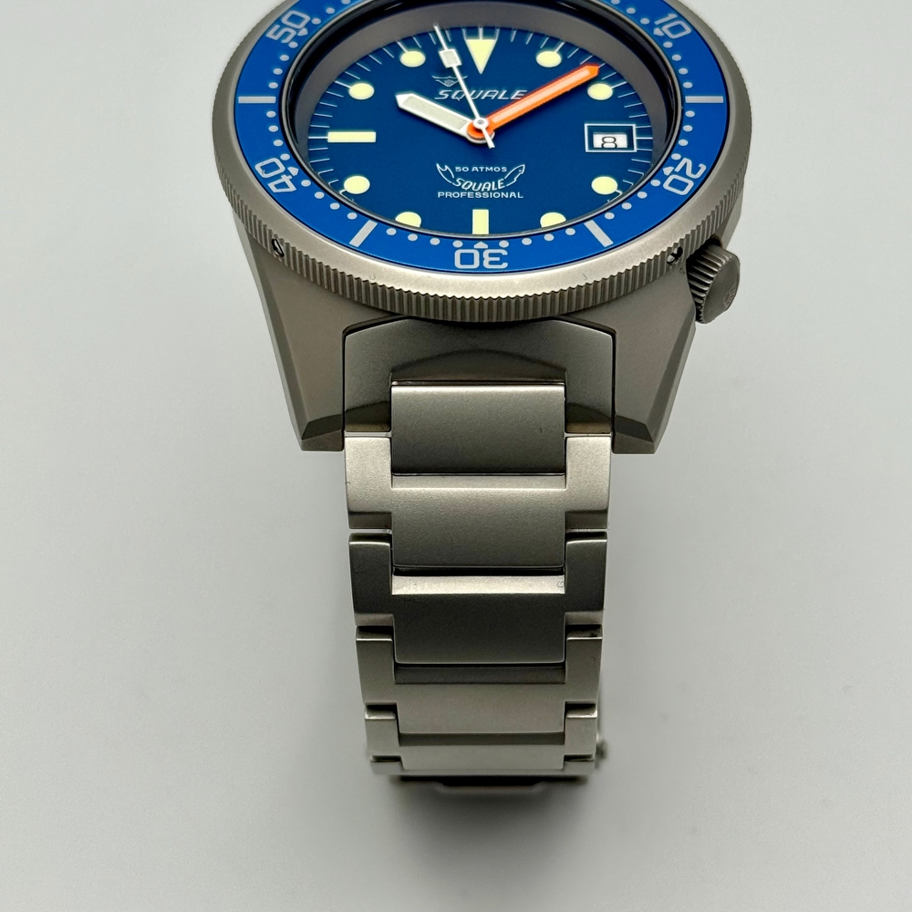 Squale Blue Blasted Bracelet