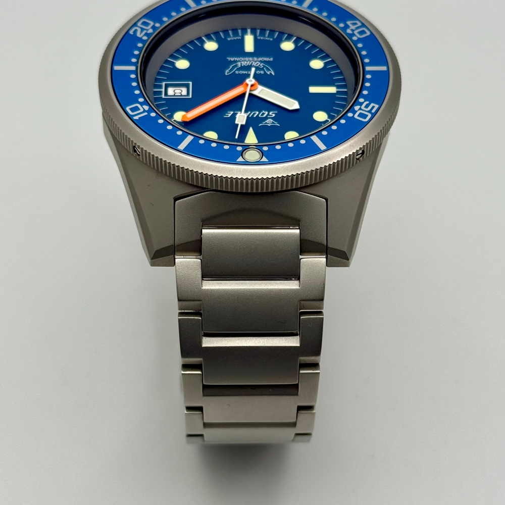Squale Blue Blasted Bracelet